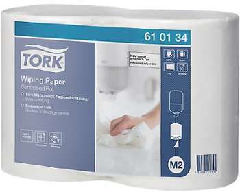 Papier d essuyage Tork M2 1 épaisseur - 2 Rouleaux Papier d essuyage Tork M2