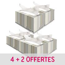 Pack de 4 boîtes essuie-mains pliage enchevêtré Kl