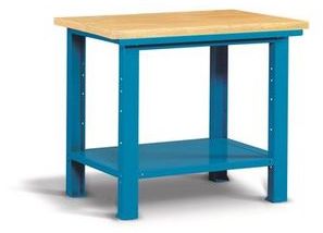 Etabli d atelier plateau bois et tablette 1 mètre Etabli d atelier plateau bois