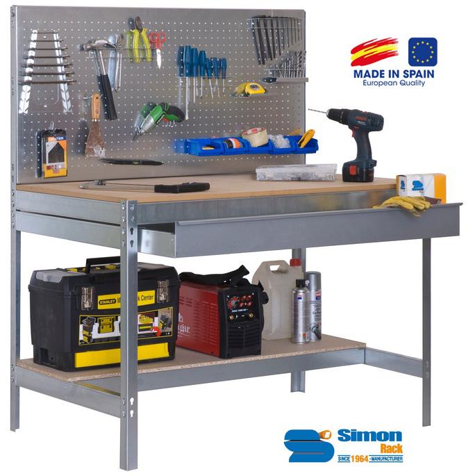 Simon Rack - Kit Etabli avec tiroir 1440x1200x600m