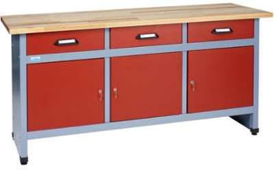 Kupper - Etabli 3 portes et 3 tiroirs L:170 cm - R