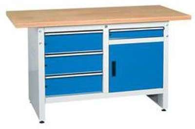 Établi fixe Metec FK 150 - 1 armoire