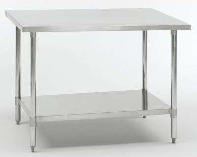 Table de travail en inox - hauteur de travail 850