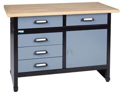 Kupper - Etabli 1 porte et 5 tiroirs L:120 cm - Gr