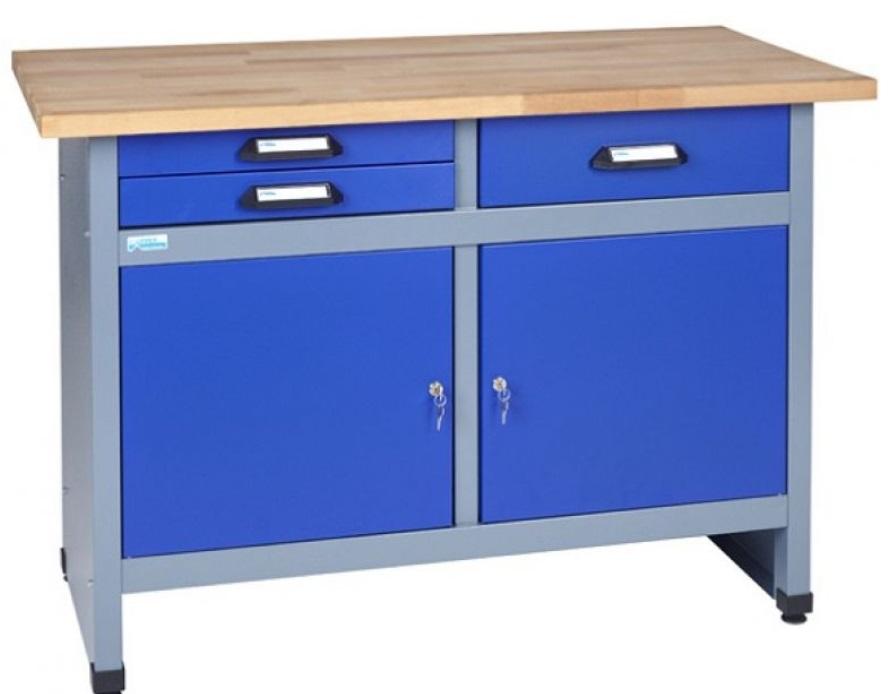 Kupper - Etabli 2 portes et 3 tiroirs Long: 120 cm