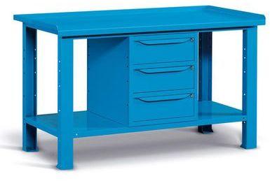 Etabli métal d atelier avec 3 tiroirs 1m50 Etabli métal d atelier avec