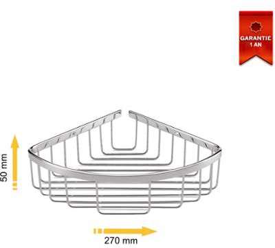 Panier angulaire Stark B001 acier 50x270x175mm