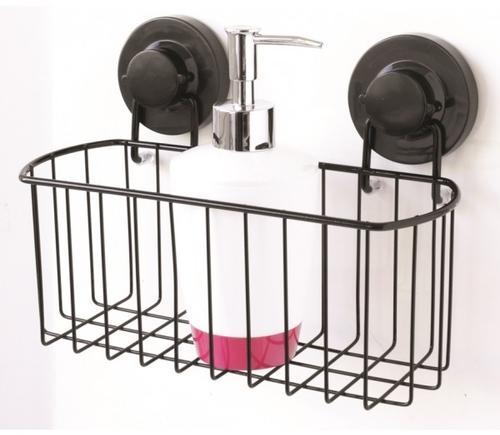 Panier haut à ventouse fix noir Noir PLANETE BAIN