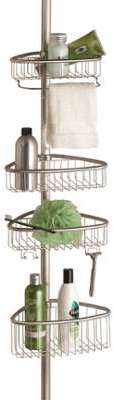 Etagère dangle de douche téléscopique inox - 4 ni
