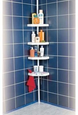 Etagère de douche en plastique Montreal Blanc PLAN