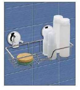 Panier porte objets FIL fixations ventouses - GEDY Panier porte objets FIL fixations