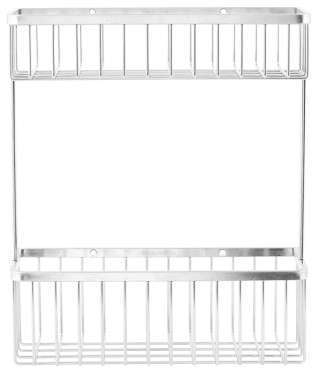 Etagère Double Bath Acier Inoxable pour salle de bain Etagère Double Bath Acier