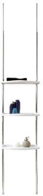 tagère télescopique métal chromé Chrome PLANETE BAIN tagère télescopique métal
