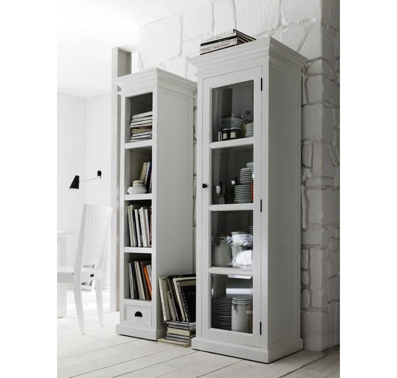 Vitrine BIBLIOTHEQUE Bois Blanc Collection LEIRFJO