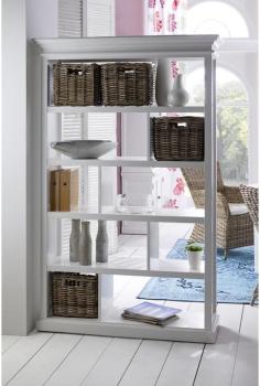 Armoire Etagères Bois Blanc Collection LEIRFJORD Armoire Etagères Bois Blanc