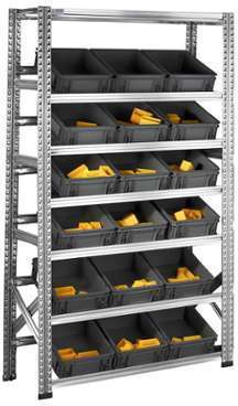 Rayonnage picking avec bacs inclinés Rayonnage picking avec bacs