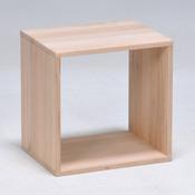 Etagère cube en hêtre massif personnalisable L36cm