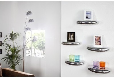 Étagère murale en aluminium design TEAR coloris ar
