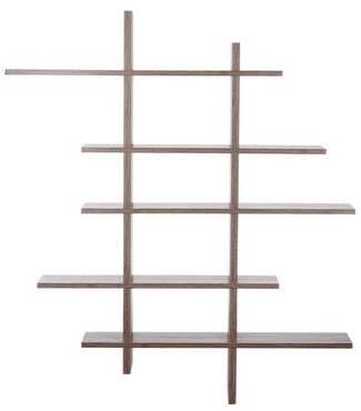 Étagère design ZigZag en bois clair