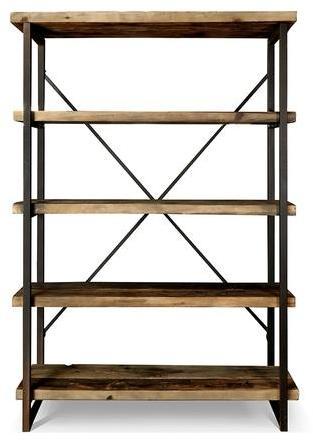 Etagère Industrielle en Bois et Métal Rose & Moore