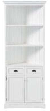 Meuble dangle en pin blanc L 84 cm Newport