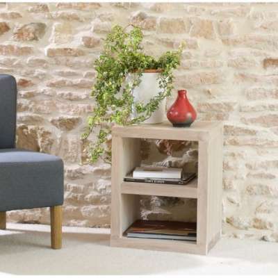 Cube Moderne 1 Étagère Bianca
