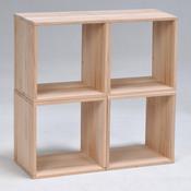 Etagère cube en hêtre massif personnalisable L36cm Etagère cube en hêtre massif