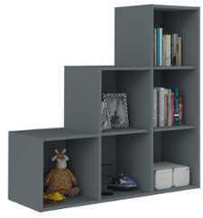 Meuble de Rangement Moov Escalier Gris Anthracite Meuble de Rangement Moov Escalier