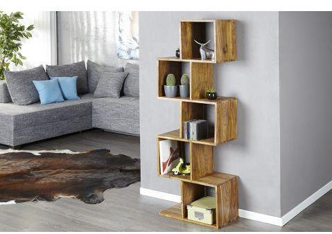 tagère en bois massif 5 niveaux Madagascar 150 cm tagère en bois massif 5 niveaux