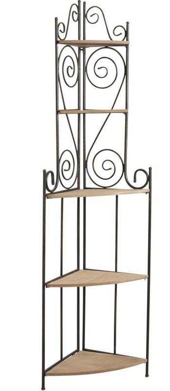 Etagere de coin en fer forgé