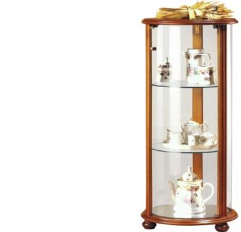 Vitrine ronde 1 porte
