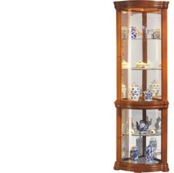 Vitrine d angle 2 portes avec éclairage leds Vitrine d angle 2 portes avec