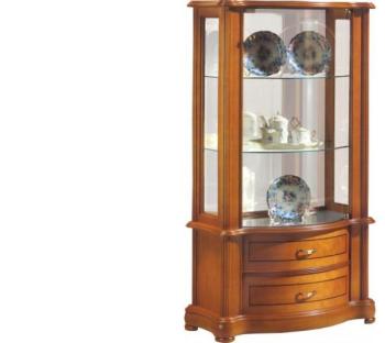 Vitrine 1 porte 2 tiroirs Vitrine 1 porte 2 tiroirs