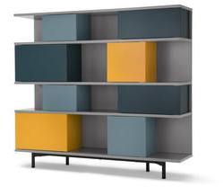 Fowler, grande étagère, multicolore