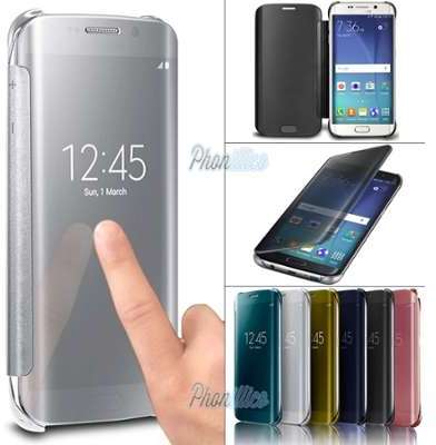 Coque Housse Etui Flip Cover Clear View pour Samsu