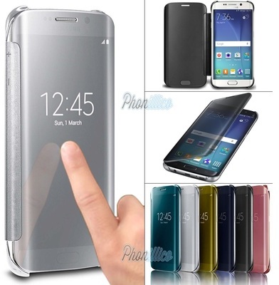 Coque Housse Etui Flip Cover Clear View pour Samsu