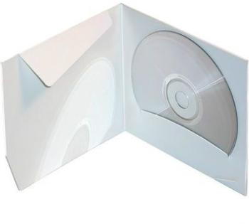 Pochettes CD carton blanc