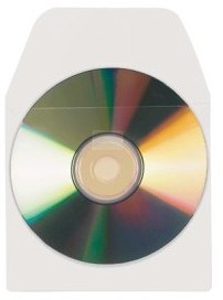 Pochettes adhésives CD/DVD 3L 12,7 x 12,7 Boite de