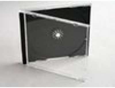 Boîtier CD Jewelcase 10,4mm cristal+plateau/tray n