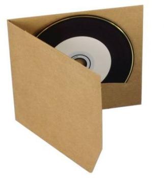 Pochette CD carton kraft recyclé