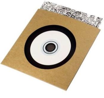 Pochette CD carton kraft avec fenêtre