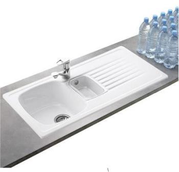 Evier céramique blanc Villeroy & Boch TARGA 1 bac