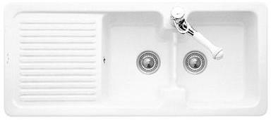 Evier céramique blanc Villeroy & Boch CONDOR 2 bac