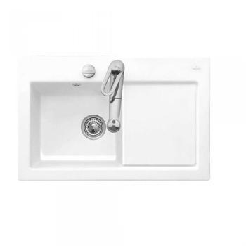 Evier céramique blanc Villeroy & Boch SUBWAY 1 bac