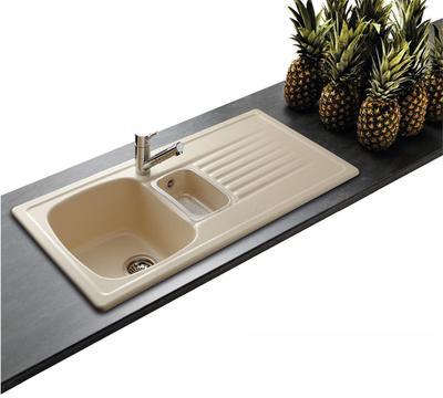 Evier céramique sable Villeroy & Boch TARGA 1 bac