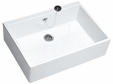 Evier dappoint céramique Publica 20 cm Allia Blan
