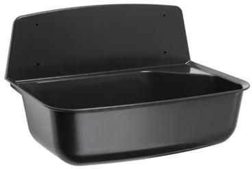 CPS Sélection Bac à laver en plastique noir, 490x4