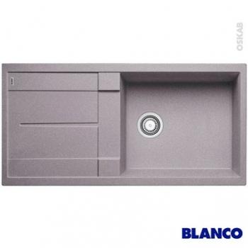 Evier METRA XL6S Granit alumétallic 1 grand bac égouttoir Evier METRA XL6S Granit alumétallic