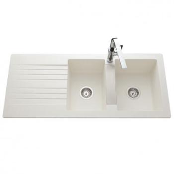 Evier 2 bacs LUISINA SOLAIRE en Naturalite EV299VE