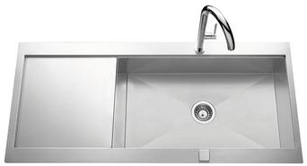 Evier de cuisine Inox 1 grande cuve Roma Plus EV56021 Evier de cuisine Inox 1 grande